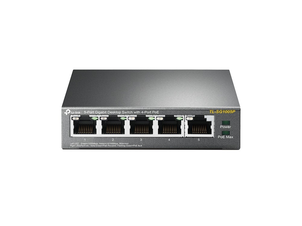 cps-bb7e150bc0ccb80c40a0df55ad2a15cd-2025-12-05-09-16-49 TP-Link TL-SG1005P | Switch | 5x RJ45 1000Mb/s, 4x PoE, Desktop - imagine 1