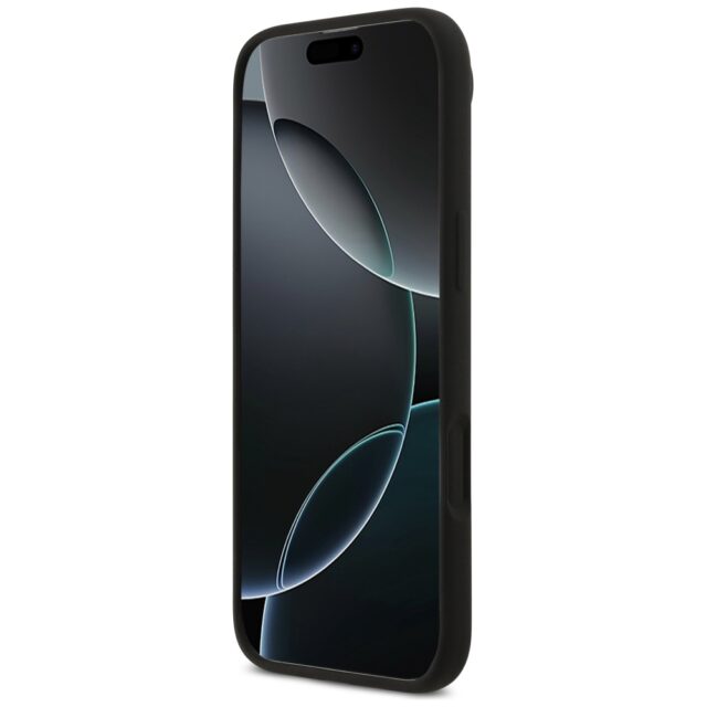 Karl Lagerfeld Silicone Karl&Choupette Ring MagSafe Case for iPhone Air Black - imagine 5