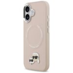 Karl Lagerfeld Karl & Choupette Pins MagSafe Case for iPhone 17 Pink - imagine 2