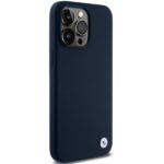 BMW BMHCP15LSILNA iPhone 15 Pro 6.1" navy hardcase Silicone Metal Logo - imagine 4