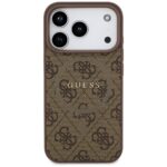 Guess 4G Ring Classic Logo MagSafe Case for iPhone 17 Pro Brown - imagine 3