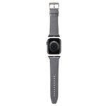 Karl Lagerfeld Strap KLAWLSAKLHPG Apple Watch 42/44/45/49mm silver strap Saffiano Monogram - imagine 2