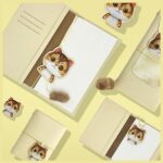 Nimmy 2in1 Set notebook + pen     khaki Big Eyed Pet 2.0 Cat - imagine 5