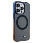 Case BMW BMHMP15LHTGE iPhone 15 Pro 6.1" grey hardcase Gradient Bumper MagSafe - imagine 4