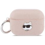 Case Karl Lagerfeld Monogram Choupette   Head for AirPods Pro 3 pink