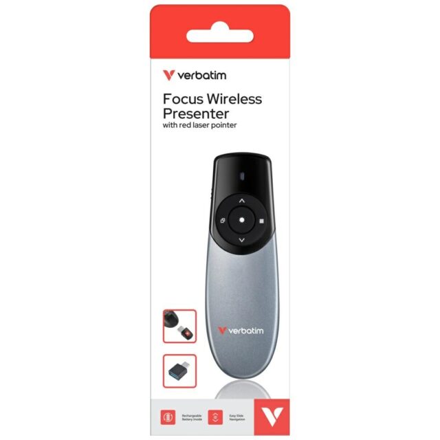 Presenter Verbatim Focus with laser pointer grey 32365 - imagine 8