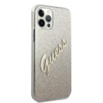Guess GUHCP12MPCUGLSGO iPhone 12/12 Pro 6,1" gold hardcase Glitter Gradient Script - imagine 4