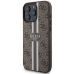 Guess GUHMP16XP4RPSW iPhone 16 Pro Max 6.9" brown hardcase 4G Printed Stripes MagSafe - imagine 2