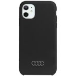Audi Silicone Case iPhone 12 / 12 Pro 6.1" black hardcase AU-LSRIP12P-Q3/D1-BK