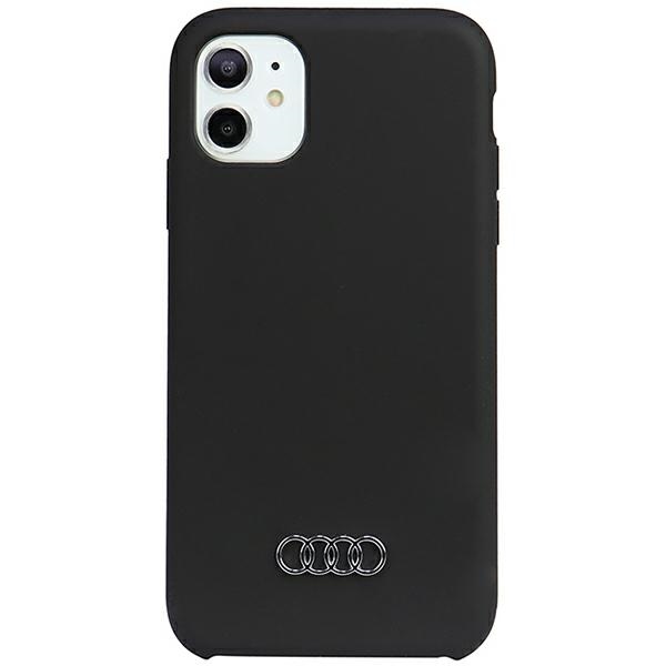Audi Silicone Case iPhone 12 / 12 Pro 6.1" black hardcase AU-LSRIP12P-Q3/D1-BK