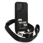 Karl Lagerfeld KLHCP13LSAKCHSK iPhone 13 Pro / 13 6,1" hardcase Saffiano Karl & Choupette Embossed - imagine 4