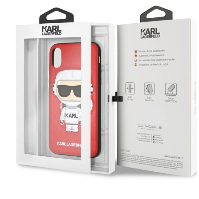 Karl Lagerfeld KLHCPXKSCORE iPhone X/Xs hardcase red Karl Space Cosmonaut - imagine 7