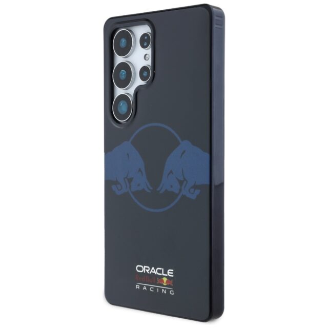 Case Red Bull Two Bulls Logo MagSafe for Samsung Galaxy S25 Ultra navy - imagine 2