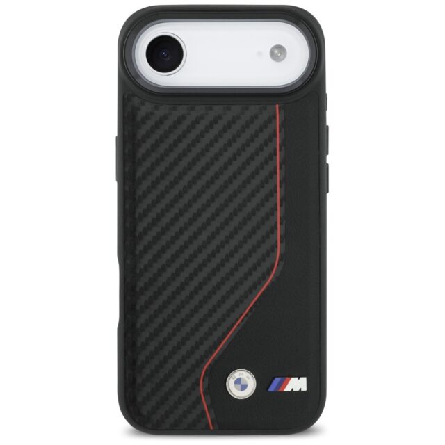 Case BMW M Carbon Line & Logo MagSafe for iPhone Air red - imagine 3