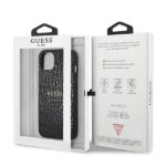 Guess GUHCP13MPCRBBK iPhone 13 / 14 / 15 6,1" black Croco Strap Collection - imagine 8