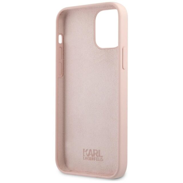 Karl Lagerfeld KLHCP12MSLKHLP iPhone 12/12 Pro 6,1" light pink hardcase Silicone Karl`s H - imagine 7