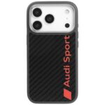 Case Audi R8 Carbon Fiber MagSafe for iPhone 17 Pro black