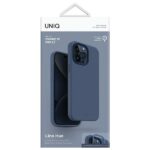 UNIQ case Lino Hue iPhone 15 Pro Max 6.7" Magclick Charging navy blue - imagine 4