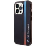 Case BMW BMHCP14L22HVGV iPhone 14 Pro 6.1" black IML Tricolor Stripe - imagine 2