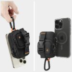 Spigen Snap Zip MagSafe Magnetic Phone Organizer black - imagine 2