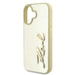Karl Lagerfeld KLHCP16SPFMFBKMD iPhone 16 6.1" gold hardcase Metal Signature - imagine 6
