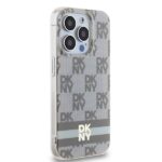 DKNY DKHMP14XHCPTSE iPhone 14 Pro Max 6.7 inch beige hardcase IML Checkered Mono Pattern & Printed S - imagine 4