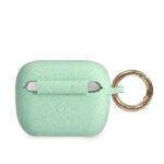 Guess GUACAPSILGLGN AirPods Pro cover green Silicone Glitter - imagine 2