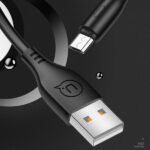 USAMS U18 microUSB 2A Fast Charge Cable 1m black SJ268USB01 (US-SJ268)Zapytaj ChatGPT - imagine 4