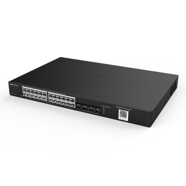 Ruijie Reyee RG-NBS3100-24GT4SFP-P | Switch | 28x RJ45 1000Mb/s, 24x PoE+, 2x SFP, 370W, cloud management, Layer 2 - imagine 3