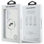 Case Karl Lagerfeld Button Karl & Choupette Heads Printed Logo MagSafe for Samsung Galaxy S25+ - imagine 8