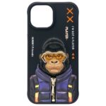 Nimmy case iPhone 15 6.1" black Cool&Cute 2.0 Monkey - imagine 4