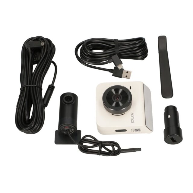 70mai Dash Cam A400 + RC09 White | Dash Camera | 1440p + 1080p, GPS, WiFi - imagine 7