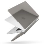 UNIQ Claro Bookcase MacBook Pro 16" (2021) smoke matt grey - imagine 2