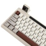 Mechanical keyboard Epomaker RT65 Flamingo Switch grey-white - imagine 3