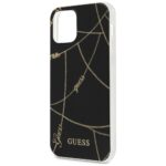 Guess GUHCP12LPCUCHBK iPhone 12 Pro Max 6,7" black hardcase Gold Chain Collection - imagine 8