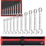Extralink Flat and Ring Wrench Set, 10 pcs, Flat and Ring Wrenches Case 8-24 mm