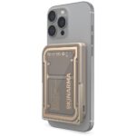 Powerbank Skinarma Nexus Mecha Magnetic  Kick-Stand 5000mAh 20W PD USB-C MagSafe gold - imagine 2