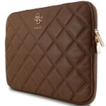 Guess Sleeve GUCS14ZPSQSSGW 14" brown Quilted 4G - imagine 2