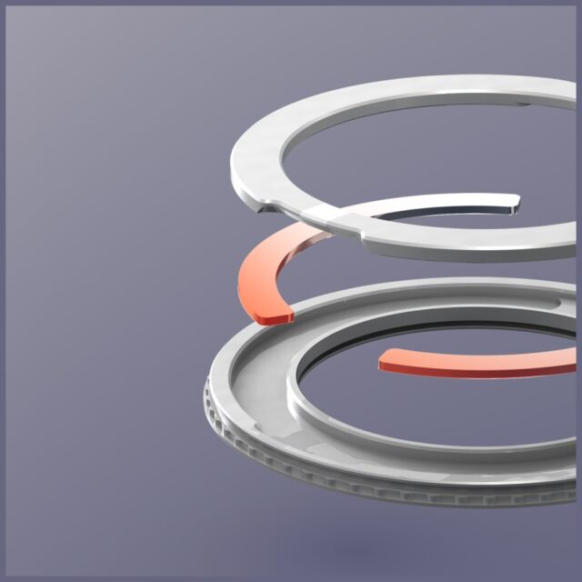 Case Araree Nukin 360 S MagSafe Qi2  Kickstand for Samsung Galaxy Z Fold7 transparent - imagine 3