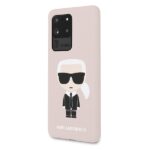 Karl Lagerfeld KLHCS69SLFKPI S20 UltraG988 hardcase pink Silicone Iconic - imagine 2