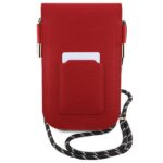 Hello Kitty HKOWBPSCKER Red Leather Handbag with Hiding Kitty Cord - imagine 4