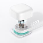 USAMS Charger 1xUSB-C with retractable cable Lightning (only head) PD+QC 35W Gan Fast Charging black - imagine 4