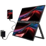 Portable dual monitor Verbatim Essentials 15.6" FHD black 32403 - imagine 7