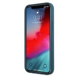 Guess GUHCP12SLSLMGBL iPhone 12 mini 5,4" blue hardcase Metal Logo Script - imagine 5