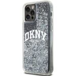 DKNY DKHCP12MLBNAEK iPhone 12/12 Pro 6.1" black hardcase Liquid Glitter Big Logo - imagine 2