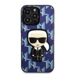 Karl Lagerfeld KLHCP13XPMNIKBL iPhone 13 Pro Max 6,7" hardcase blue Monogram Ikonik Patch - imagine 3