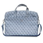 Guess Bag GUCB15P4TB 16" blue Saffiano 4G Triangle Logo