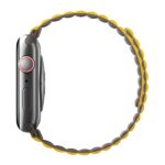 UNIQ Revix Strap Apple Watch Series1-8/SE/SE2/3/Ultra1/2/3 42/44/45/49mm Reversible Magnetic mustard - imagine 4
