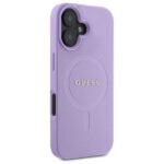 Guess GUHMP16SPSAHMCU iPhone 16 6.1" purple hardcase Saffiano MagSafe - imagine 4