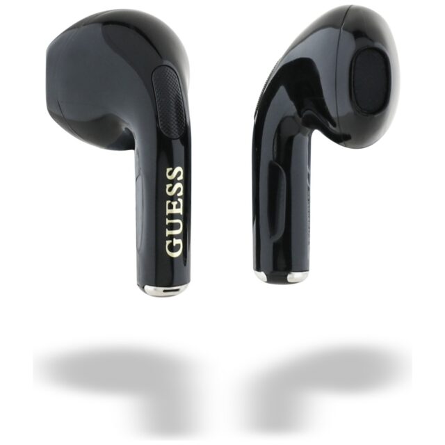 TWS headphones Guess Glossy Effect Egg Shape Printed Classic Logo black - imagine 5